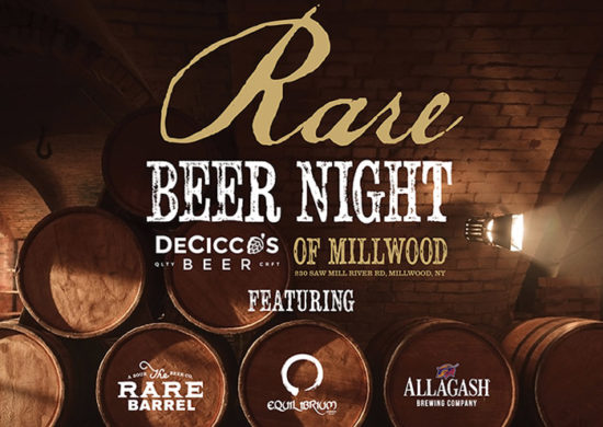 Rare Beer Night Rare Beer Night Event Poster. Featuring Rare Barrel, Equilibrium, and Allagash