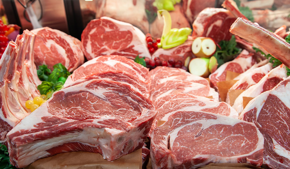 meat display