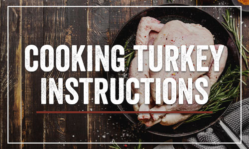Cooking Turkey Instructions button