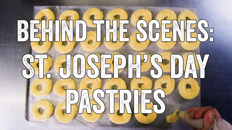 Behind the Scenes: St. Joseph's Day Pastries