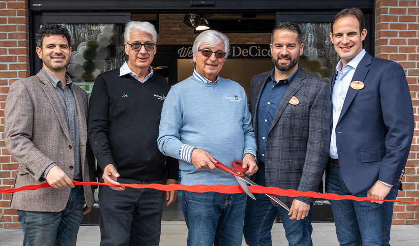 DeCicco Family at Store Opening
