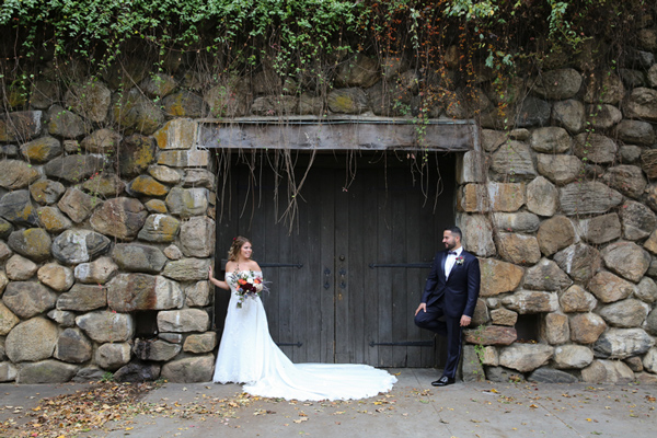 Joe DeCicco and Katharine Woodward's wedding day