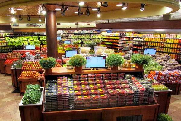 Colorful produce section at DeCicco & Sons
