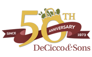 DeCicco & Sons 50 Year Anniversary logo