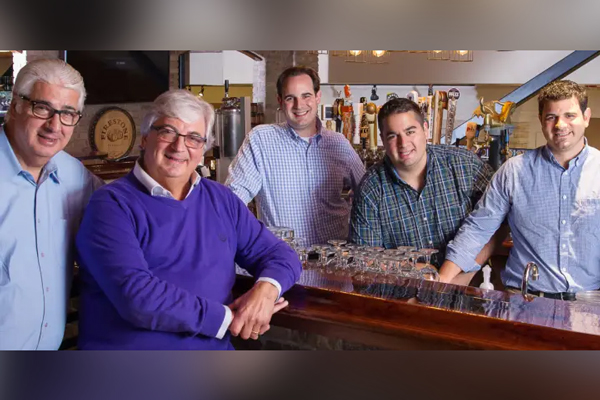 The DeCicco family, left to right: Joe Sr., John Sr., John, Jr. Joe, Jr., and Chris.