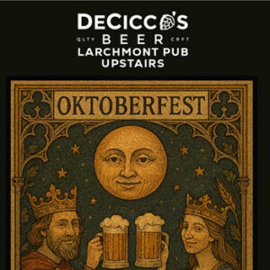 A night of Oktoberfest beer and food! Marzens and Festbiers from all over for your enjoyment! Bratwursts, Bavarian Pretzels and German potato salad offered to pair with your Steins!