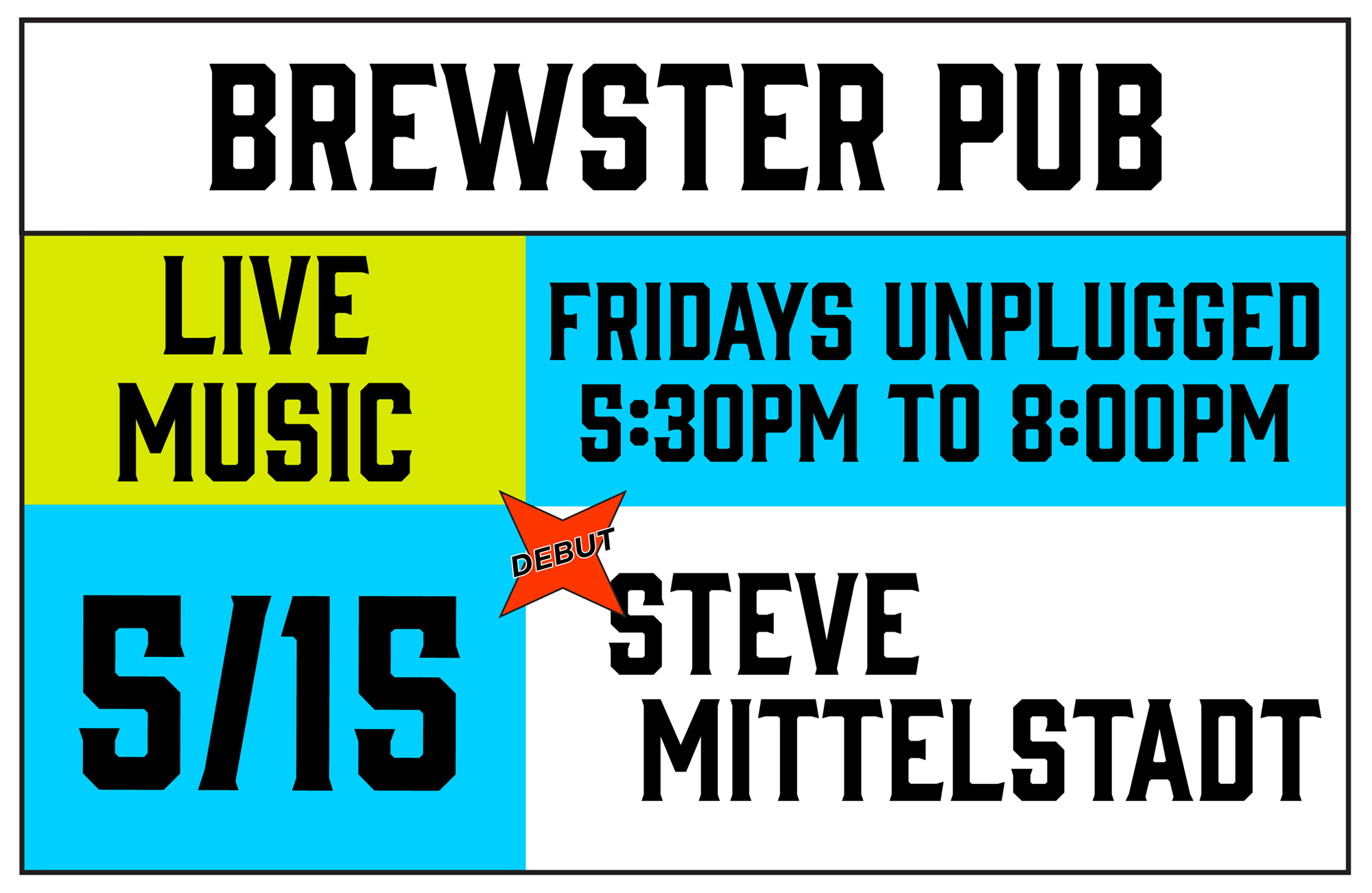 Brewster Fridays Unplugged - 5/15