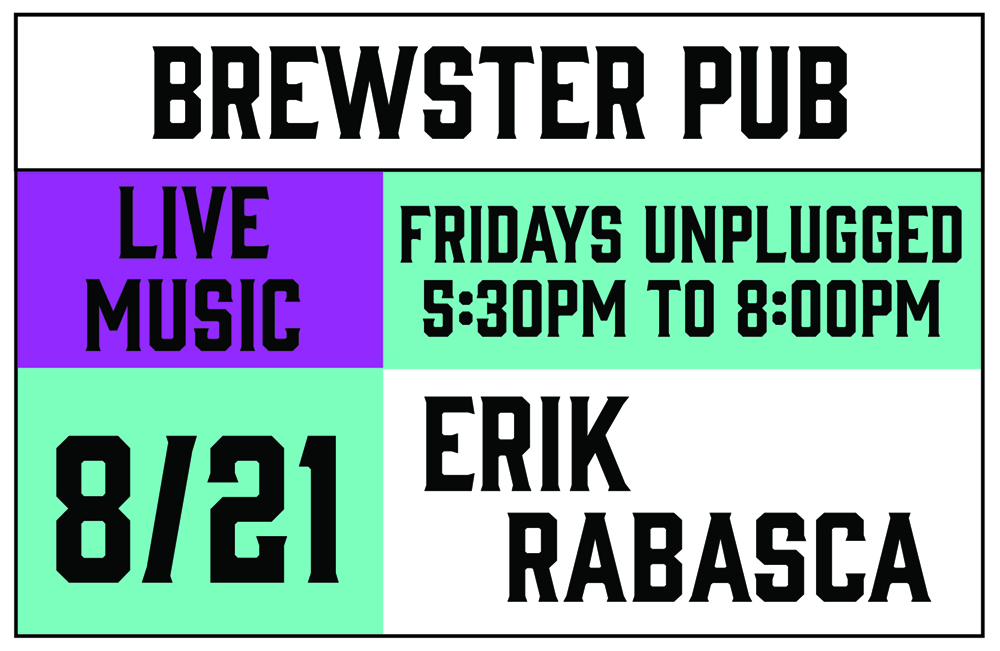 Brewster Pub Fridays Unplugged: Erik Rabasca