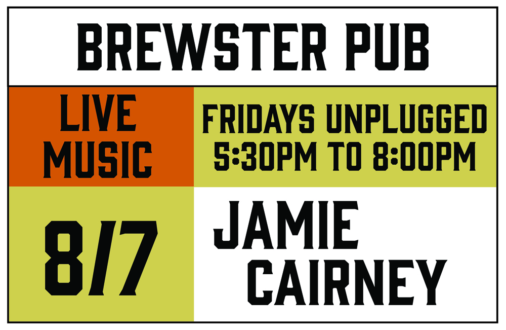 Brewster Pub Fridays Unplugged: Jaime Cairney